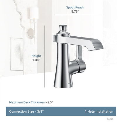 Moen Flara One-handle Bathroom Sink Faucet