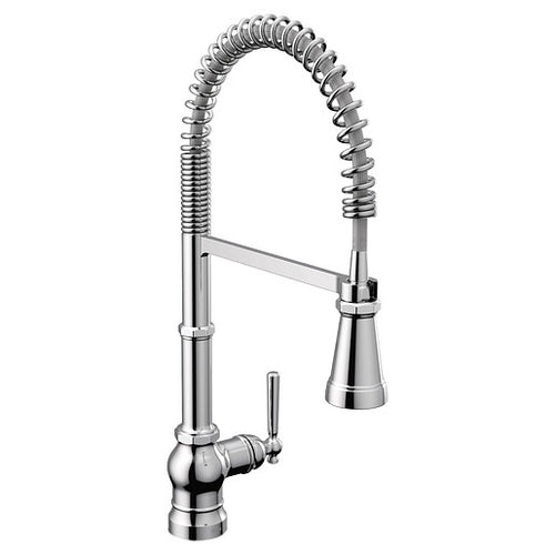 Moen Paterson One-Handle Pre-Rinse Spring Pulldown Kitchen Faucet
