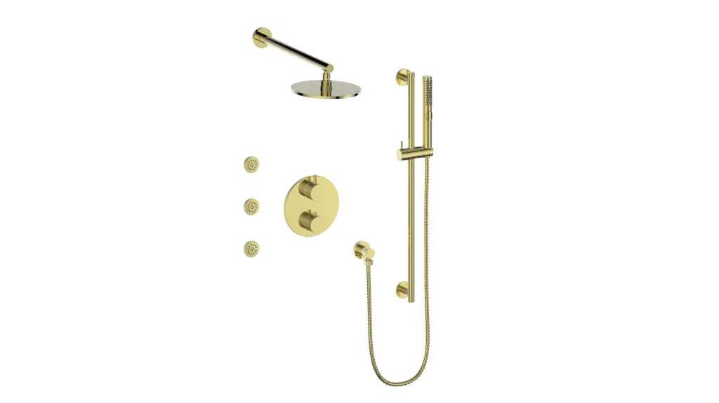 Vogt Drava 3-Way TH Shower Kit with Body Jets