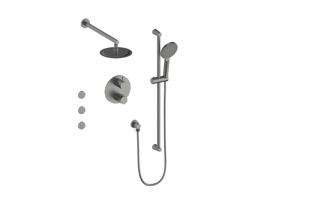 Vogt Worgl 3-Way TH Shower Kit with Body Jets (Wall Arm)