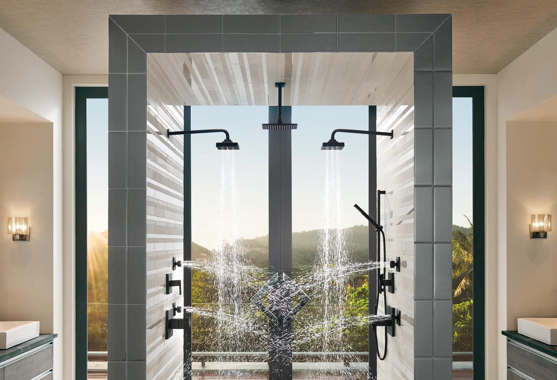 Siderna Single-Function Slide Bar Hand Shower lifestyle