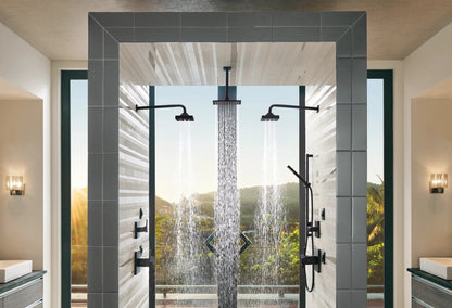 Siderna Rectangular Raincan Showerhead lifestyle