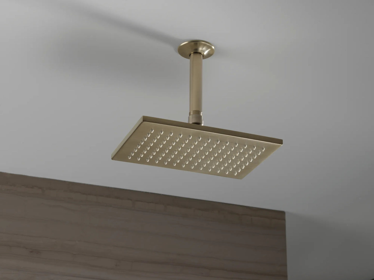 Siderna Rectangular Raincan Showerhead lifestyle