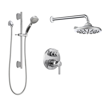Delta Round Pressure Balance Shower Kit