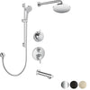 Hansgrohe Vernis Thermostatic Shower Kit with Non-Diverter Tub Spout – Round Design