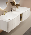 Nobel Double Sink Bathroom Vanity by Godi