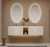 Nobel Double Sink Bathroom Vanity by Godi