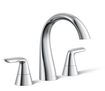 Kohler Avail® Widespread bathroom sink faucet, 1.2 gpm
