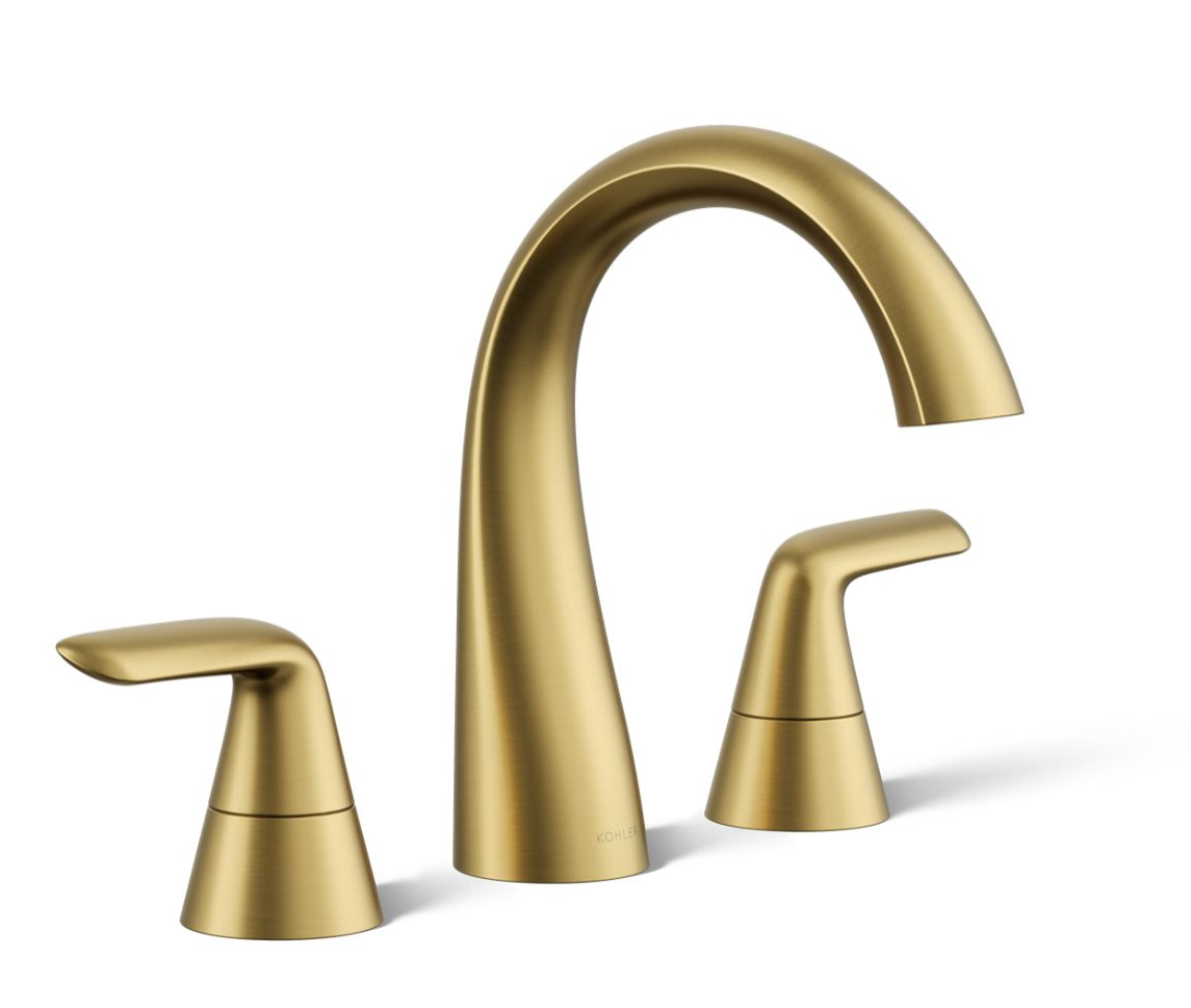 Kohler Avail® Widespread bathroom sink faucet, 1.2 gpm