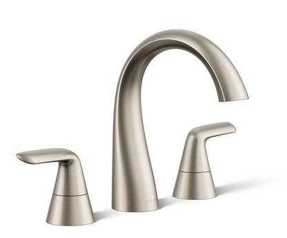 Kohler Avail® Widespread bathroom sink faucet, 1.2 gpm