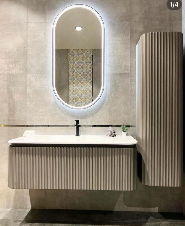 Armadi Art - Ovale Single Drawer Bathroom Vanity