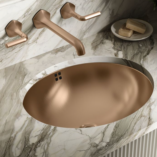 Kohler Bachata® 20" Oval Drop-In/Undermount Bathroom Sink