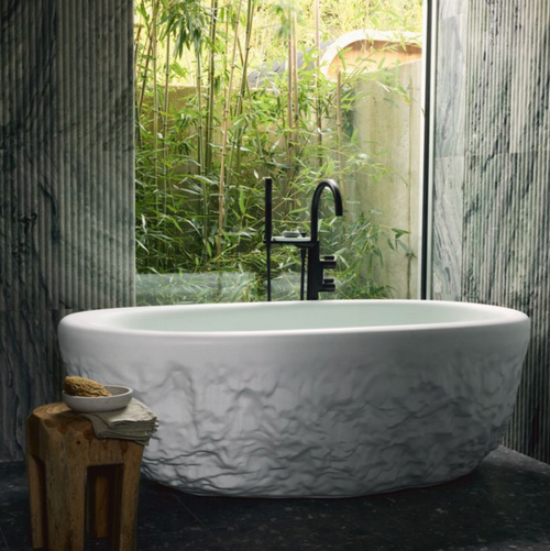 Landshapes® by Daniel Arsham 69-1/2" x 34-1/2" freestanding bath