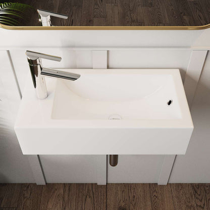 Contac Brooke Wall Hung Sink – 13-0074-W – Single Hole