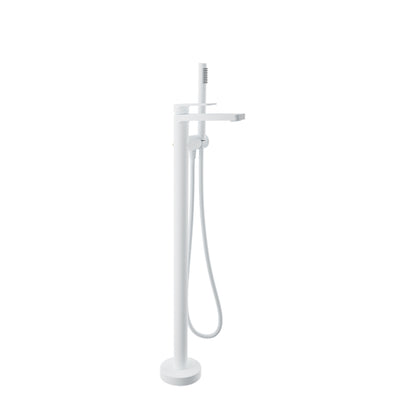 Baril Trim only for floor-mounted tub filler with hand shower