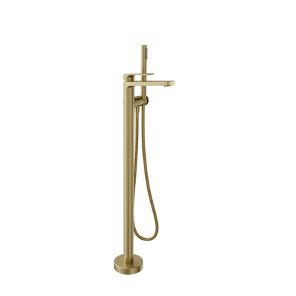 Baril Trim only for floor-mounted tub filler with hand shower
