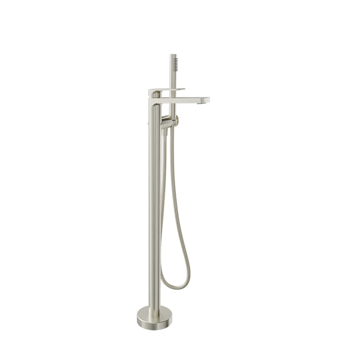 Baril Trim only for floor-mounted tub filler with hand shower