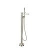 Baril Trim only for floor-mounted tub filler with hand shower