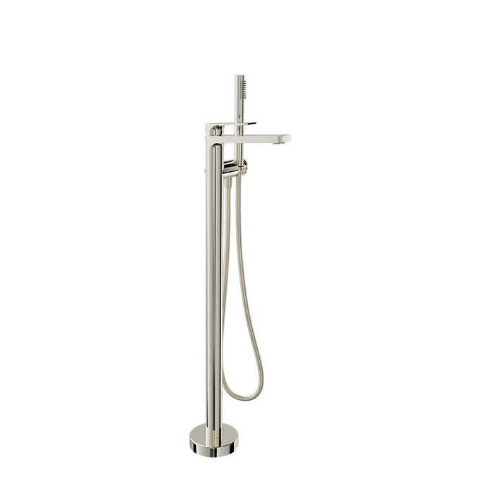 Baril Trim only for floor-mounted tub filler with hand shower