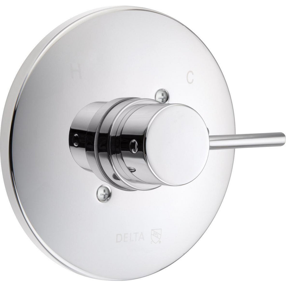 Modern Cylindrical Valve Only Trim - Chrome