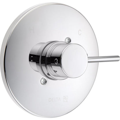 Modern Cylindrical Valve Only Trim - Chrome