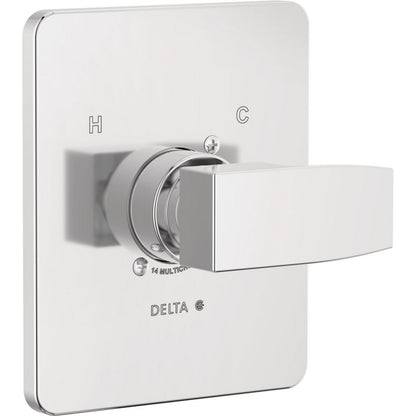 Modern Angular Valve Only Trim - Chrome