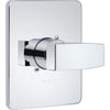 Modern Angular Valve Only Trim Less Cartridge - Chrome