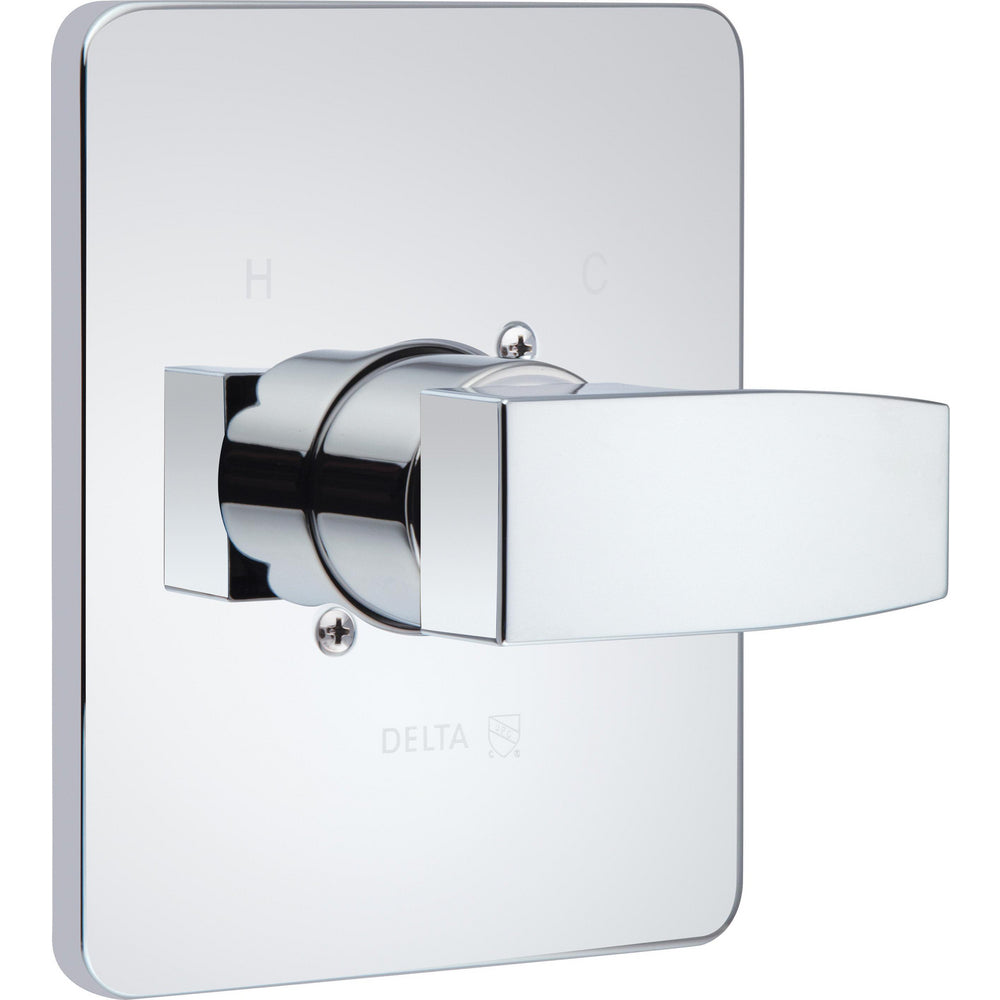 Modern Angular Valve Only Trim Less Cartridge - Chrome
