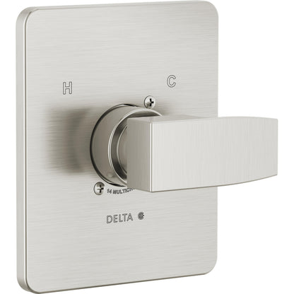 Modern Angular Valve Only Trim - Stainless Steel