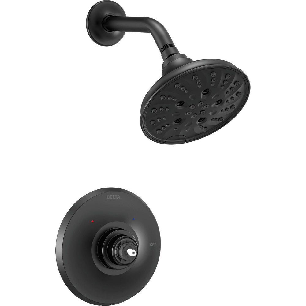 Dorval H2O 5-SETTING Shower Trim 14S No Handle - Matte Black