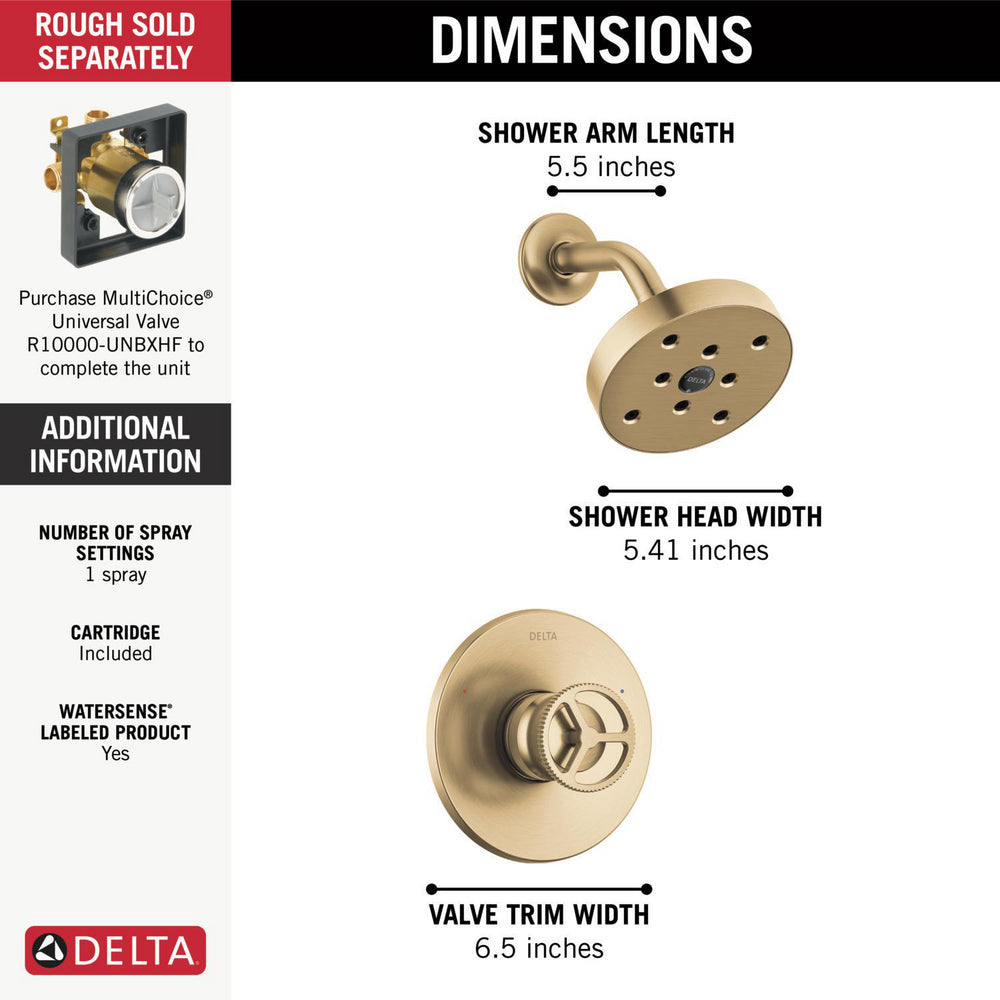 Delta H2O Shower Trim