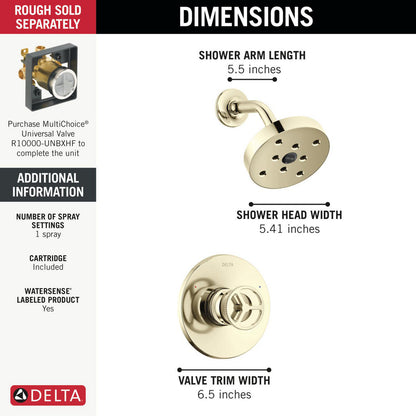 Delta H2O Shower Trim