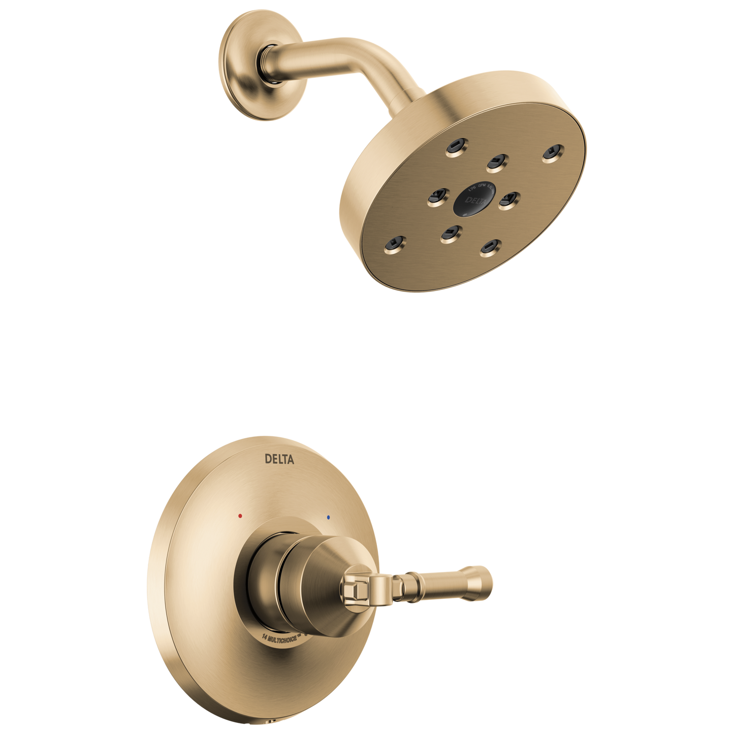 Delta Broderick - 14 Series In Lumicoat Shower Trim