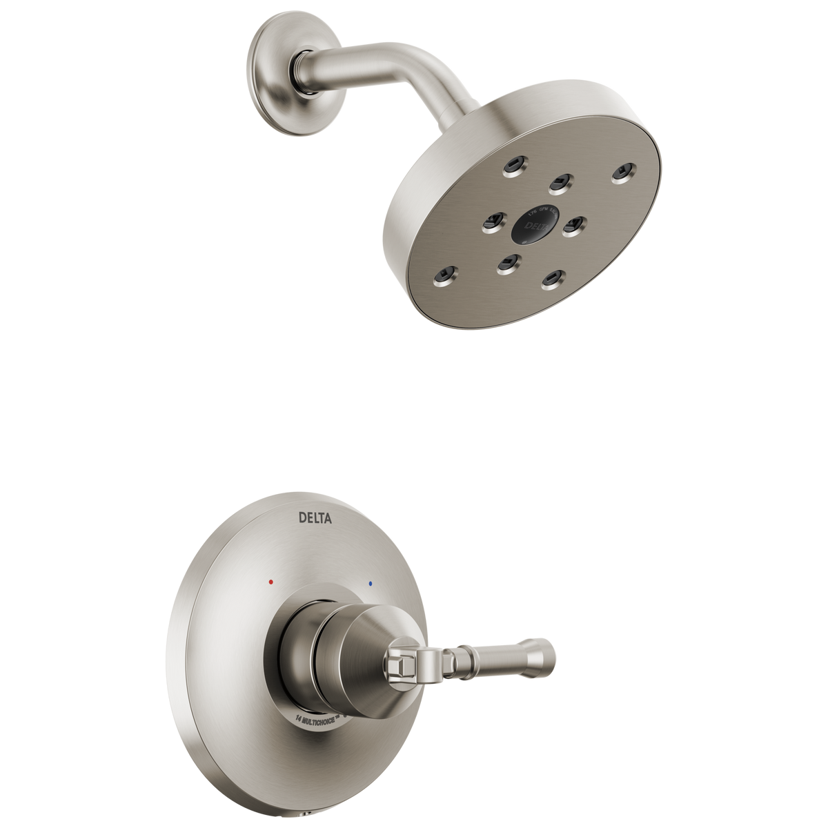 Delta Broderick - 14 Series In Lumicoat Shower Trim