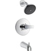 Wynne Delta Tub/shower - Chrome