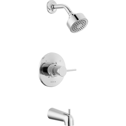 Modern Cylindrical Tub/shower Trim - Chrome