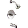 Modern Cylindrical Tub/shower Trim - Chrome