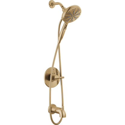 Nicoli Monitor 14 Series Tub And Shower With Suredock Hand Shower - Champagne Bronze