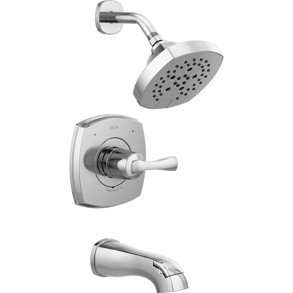 Delta Stryke 14 Series Tub And Shower - Lumicoat Chrome