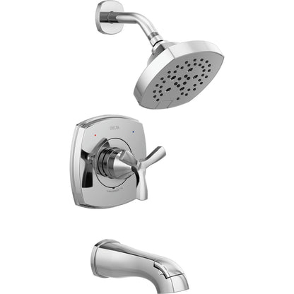 Delta Stryke 14 Series Tub And Shower - Lumicoat Chrome