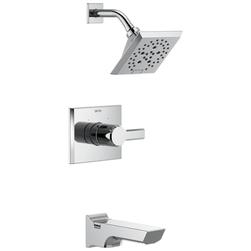 Delta Pivotal - Monitor® 14 Series H2Okinetic® Tub And Shower Trim In Lumicoat® Chrome