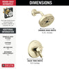 Delta 17 Series MC Shower Trim