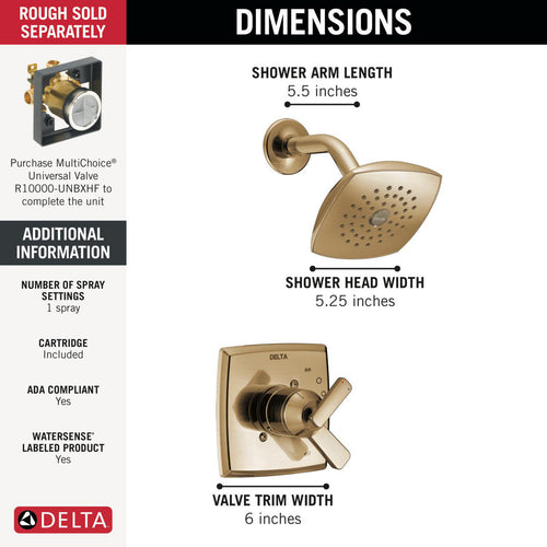 Delta Monitor�� 17 Series Shower Trim