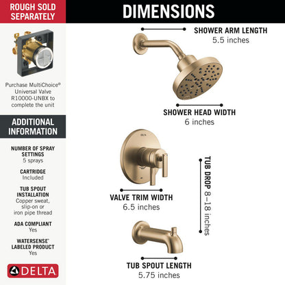 Delta Monitor��17 Series Tub & Shower