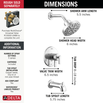 Delta Monitor��17 Series Tub & Shower