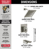 Delta 17 Series H2Okinetic Tub Shower