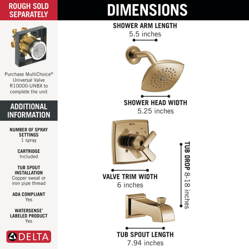 Delta Monitor�� 17 Series Tub and Shower Trim