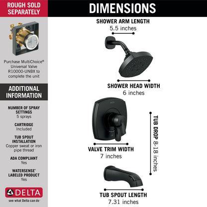 Delta 17 Series Tub and Shower