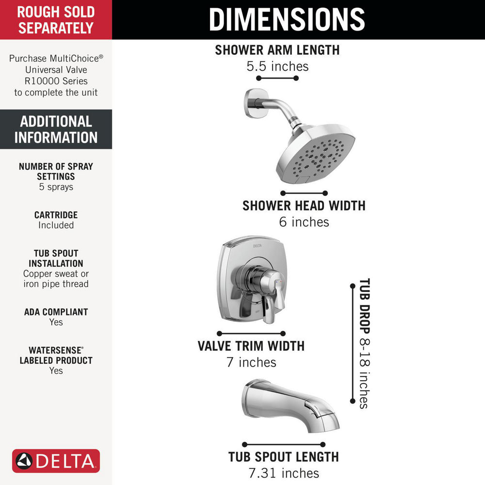 Delta 17 Series Tub and Shower