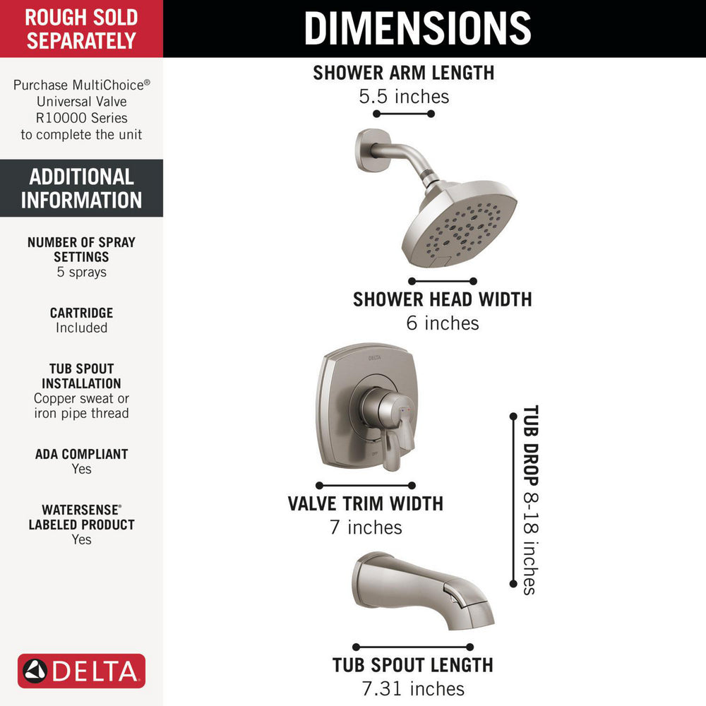 Delta 17 Series Tub and Shower